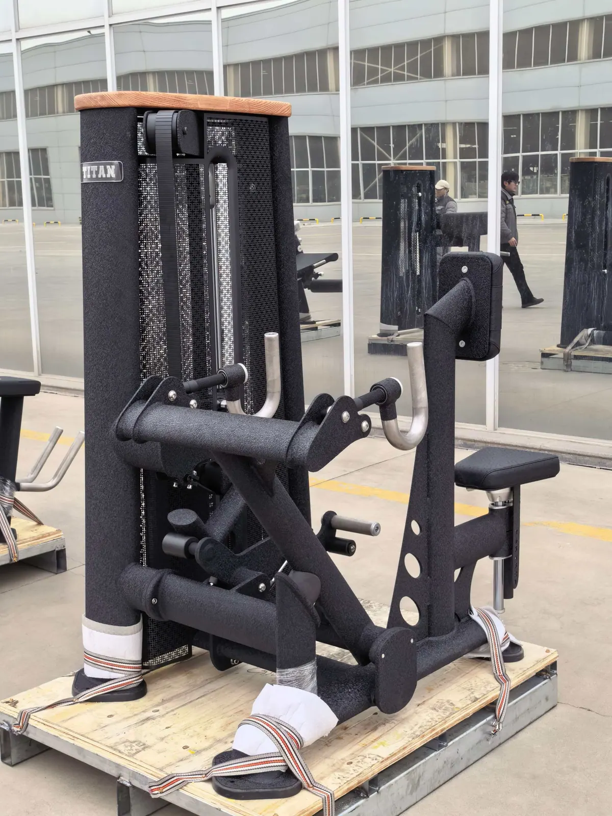 Titan GOAT frame and engineering detail at the manufacturing facility